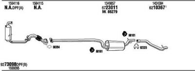 WALKER FOH18956BB система выпуска ог на FORD FOCUS II седан (DA_)