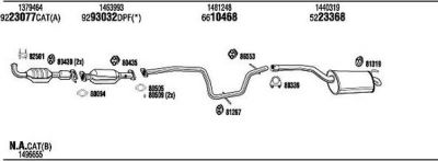 WALKER FOK022523BA система выпуска ог на FORD MONDEO IV седан (BA7)