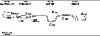 WALKER FOK022523BB система выпуска ог на FORD MONDEO IV седан (BA7)