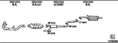 WALKER HY50013 система выпуска ог на HYUNDAI SONATA III (Y-3)