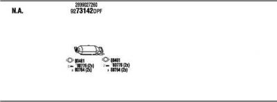 WALKER HYK031272B система выпуска ог на HYUNDAI TUCSON (JM)