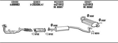 WALKER LRH10539 система выпуска ог на LAND ROVER FREELANDER Soft Top (LN_)