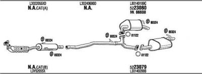 WALKER MA60010A система выпуска ог на MAZDA 6 Hatchback (GG)