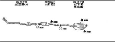 WALKER MB20056 система выпуска ог на MERCEDES-BENZ C-CLASS универсал (S202)