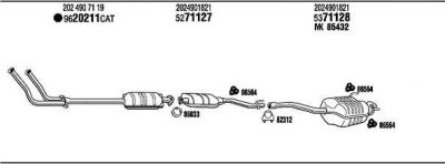 WALKER MB20065 система выпуска ог на MERCEDES-BENZ C-CLASS (W202)