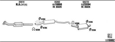 WALKER OP30082 система выпуска ог на OPEL CORSA B (73_, 78_, 79_)