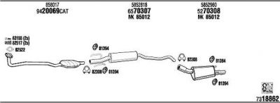 WALKER OP30151A система выпуска ог на OPEL CORSA B (73_, 78_, 79_)