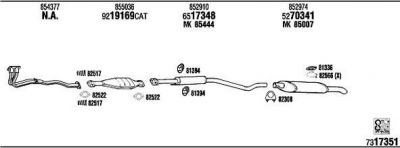 WALKER OP45046 система выпуска ог на OPEL ASTRA F универсал (51_, 52_)