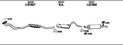 WALKER OP52506 система выпуска ог на OPEL MANTA B CC (53_, 55_)