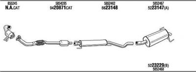 WALKER OPH18301C система выпуска ог на OPEL ASTRA H GTC (L08)