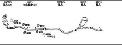 WALKER OPK000992BA система выпуска ог на OPEL ASTRA J Sports Tourer