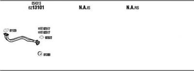 WALKER OPT07323A система выпуска ог на OPEL KADETT E Combo (38_, 48_)