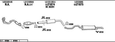 WALKER SK61001B система выпуска ог на SKODA OCTAVIA Combi (1U5)