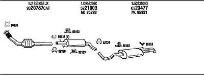 WALKER SK61030B система выпуска ог на SKODA OCTAVIA Combi (1U5)