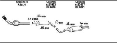 WALKER SK61031 система выпуска ог на SKODA OCTAVIA Combi (1U5)