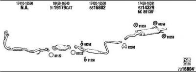 WALKER TO55968 система выпуска ог на TOYOTA CARINA II (_T17_)