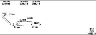 WALKER VW72226 система выпуска ог на VW TRANSPORTER III автобус