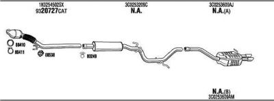 WALKER VWK018732A система выпуска ог на VW PASSAT Variant (3C5)