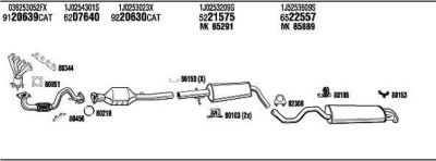 WALKER VWT14677A система выпуска ог на VW BORA универсал (1J6)