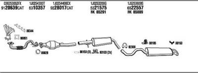 WALKER VWT14677D система выпуска ог на VW BORA универсал (1J6)