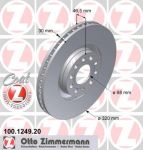 ZIMMERMANN Торм.диск пер.вент.[321x30] 5 отв.[min2] Coat Z (100.1249.20)