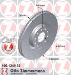 ZIMMERMANN ДИСК ТОРМ AUDI S4 2,7T QUAT A 6 2,7T F (100124952)