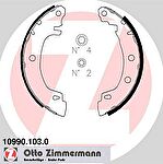 Zimmermann 10990.103.0 комплект тормозных колодок на RENAULT MEGANE I Cabriolet (EA0/1_)