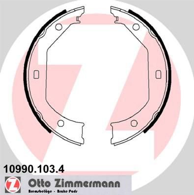 ZIMMERMANN ТОРМОЗНЫЕ КОЛОДКИ БАРАБ 3 (E46), 5 (E39) (10990.103.4)