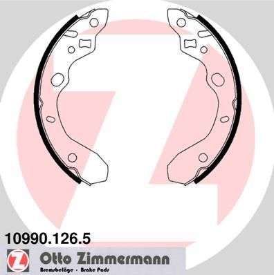 Zimmermann 10990.126.5 комплект тормозных колодок на MAZDA 323 F VI (BJ)