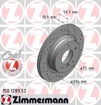 ZIMMERMANN ДИСК ТОРМ 3 E46 328I, 330I R SPORT 98/05->> (150128952)