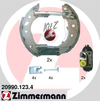 Zimmermann 20990.123.4 комплект тормозных колодок на FORD ESCORT VII седан (GAL, AFL)