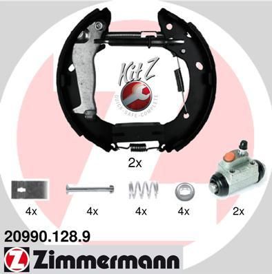 Zimmermann 20990.128.9 комплект тормозных колодок на HYUNDAI GETZ (TB)