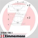 ZIMMERMANN КОЛОДКИ ТОРМ FIAT BRAVO/ MAREA ПЕР 95- (21636.190.1)