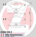 Zimmermann 23402.200.2 комплект тормозных колодок, дисковый тормоз на OPEL SIGNUM