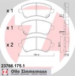 ZIMMERMANN Комплект тормозных колодок, диско (23766.175.1)