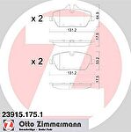Zimmermann 23915.175.1 комплект тормозных колодок, дисковый тормоз на MINI MINI Roadster (R59)