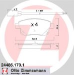 Zimmermann 24486.170.1 комплект тормозных колодок, дисковый тормоз на FORD TRANSIT c бортовой платформой/ходовая часть