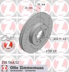 Zimmermann 250.1346.52 тормозной диск на SEAT ALHAMBRA (7V8, 7V9)