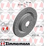 Zimmermann 400.3699.20 тормозной диск на MERCEDES-BENZ GL-CLASS (X166)