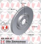 Zimmermann 430.2620.20 тормозной диск на OPEL VECTRA C