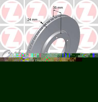 Zimmermann 460.1504.20 тормозной диск на PORSCHE 911 кабрио