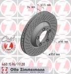 Zimmermann 460.1577.20 тормозной диск на PORSCHE 911 (997)