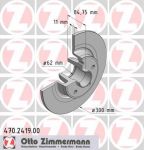 Zimmermann 470.2419.00 тормозной диск на RENAULT ESPACE IV (JK0/1_)