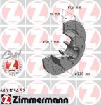 Zimmermann 600.1094.52 тормозной диск на VW KAEFER кабрио (15)
