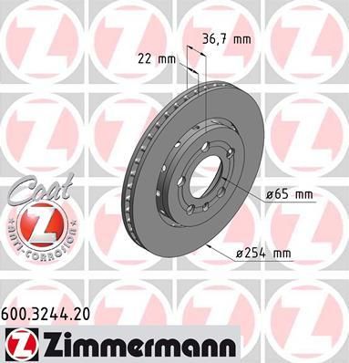 ZIMMERMANN ???? ????????? COAT Z ?????? VW POLO (600324420)