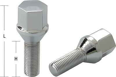 Advan Болт M12x1,5 (56/ 28) hex17 конус CH blister 5 (ЯПОНИЯ) Z6312 OGS161355
