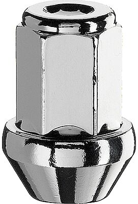 Bimecc D90 гайка колесная M12×1,5, CH17, высота 34 мм, закрытая, белый цинк