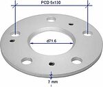 SP7POR 7mm 5x130 d71.6 Анодир SP7POR 7mm 5x130 d71.6 Анодир