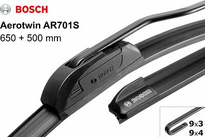 Bosch Aerotwin AR701S щётки 650 и 500 мм, комплект 3 397 007 706