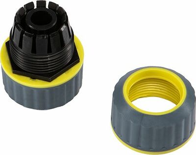 ЧЕТЫРЕ СЕЗОНА 62-0221-F Муфта ремонтная для шланга 1/2 quot; с термопластичной резиной Профи ЧЕТЫРЕ СЕЗОНА